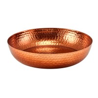 Copper Hammered Aluminium Platter 